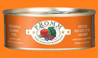 Fromm Chicken & Salmon Pate' for Cats - 5.5 oz.