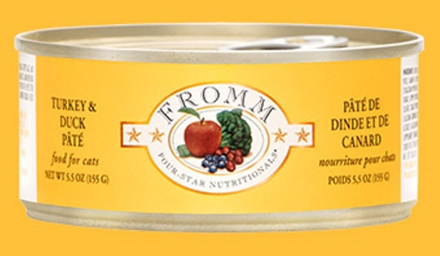 Fromm Turkey & Duck Pate' for Cats - 5.5 oz.