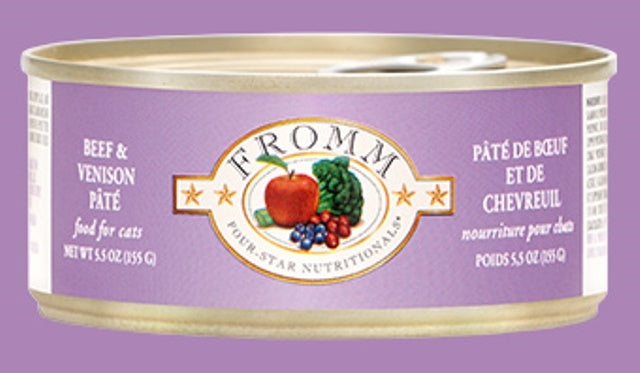 Fromm Beef & Venison Pate' for Cats - 5.5 oz.