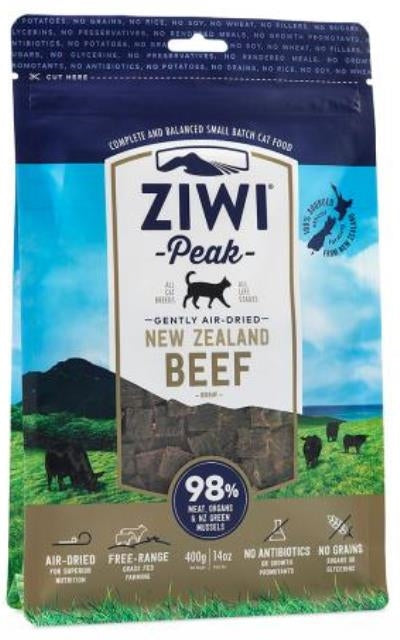 Ziwi Peak Gently Air-Dried New Zealand Beef Cat Food - 14 oz.