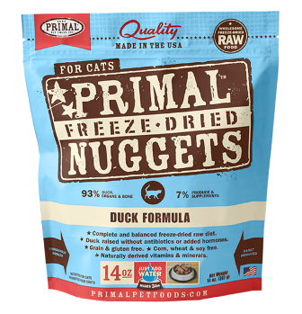 Primal Freeze Dried Duck Formula for Cats