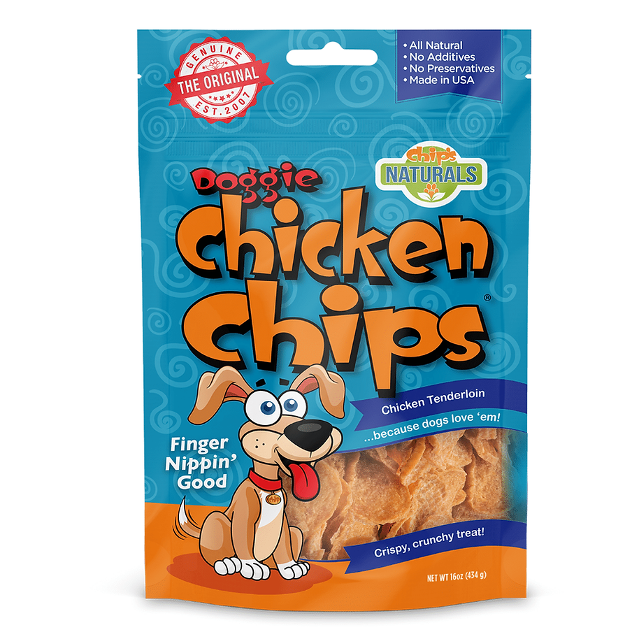 Chicken chips dog treats best sale